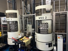 Makino #A51NX, horizontal machining center, 15.7" x 15.7" pallet, 22" X, 25.2" Y, 25.2" Z, 14,000 RPM, 313