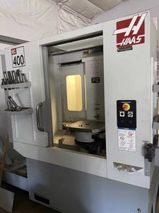 Haas #EC-400, horizontal machining center, 15.7" x 15.75" pallet, 20" X, 20" Y, 20" Z, 12000 RPM, 40
