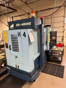 Matsuura #ES-450HII, 11.8" x 11.8" pallet, 17.71" X, 15.7" Y, 15.7" Z, 15000 RPM, 40 automatic tool changer