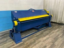 12 gauge x 8' Dreis & Krump #HPBU812-6, hydrauic universal box & pan brake, hydraulic clamping, 3 HP