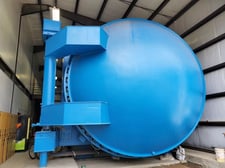 198" diameter x 354" Fisher autoclave, hemisphere heads, 1.25" wall