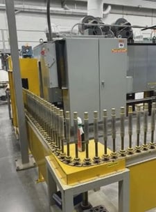 Deimco paint booth, 14' 1" x 14' 1", 2-gun spray nozzle, IR Drying Bake Oven, 2018