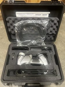 EMS #HandySCAN-Silver, portable 3D laser scanner, up to .0009" accuracy, 14 blue laser lines, 2024