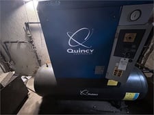 Quincy #QGS-15, rotary screw air compressor, 15 HP, 2015