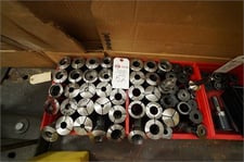 16" C Collets, (37) piece lot w/ (13 available) sleeves