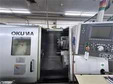 Okuma #Captain-L370, CNC lathe, OSP E-100L Control, w/ LNS Hydrobar, 2004
