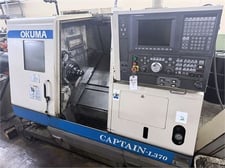 Okuma #Captain-L370, CNC lathe, OSP E-100L Control, w/ LNS Hydrobar, 2003
