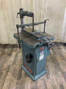 1/16" to 1-1/4" x 9" Morrison #K, keyseater, 24" x 27" table, automatic feed, automatic stop, Bijur lube