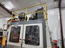 Jackson Machinery #Versa-Matic-415, Continuous Extrusion Shuttle Blow Molder, 1 Head, 12 Ton, 2.5" screw