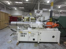 Jomar #135E, Blow Molder, 135 Ton, 3" screw, 125 HP, 1994