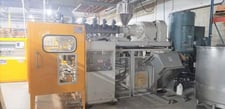 Akei #70SN-TS-DH-PVC, Blow Molder, 2 Heads, 70mm screw, 460 V., 2004 (2 available)
