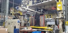 Kautex #KB-250/64, Blow Molder, 1 Head, 71" x 59" platen, 50 Lbs shot, 100 HP, 1993
