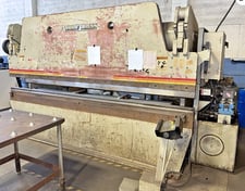 175 Ton, Accurpress #717512, hydraulic press brake, 12' overall, 124" between housing, 8" stroke, 10" throat
