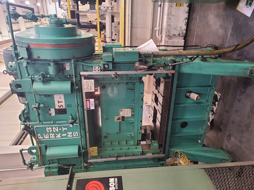 32 Ton, Perkins #32-T, Straight Side Single Crank Press, 2-1/2" ram stroke, 9-1/4" shut height, 3"