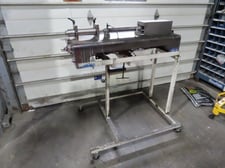 Accutek #SVF-1-32, Single-Head Piston Filler, Stainless Steel, 2.5" x 9" product cavity, 2003