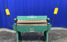 14 gauge x 4' Grizzly Industries #G0542, Pan & Box Brake, 49" Max bend, 2016
