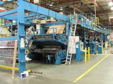 Cobden Chadwick, Central Impression Flexographic Printing Press, 98" print width, 4- or 6-color config., 3