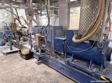 2.8" Coperion #ZSK-70-SC, Twin Screw Extrusion Line, 800-1,000 kg/hr, Pelletizing Package, co-rotating, 70mm