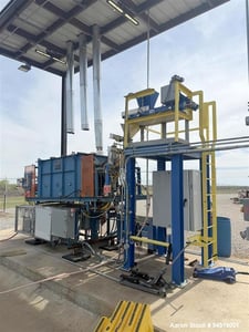 Harper #GU-6D60-RTA-24, Indirect Gas Fired Rotary Calciner, 6" diameter x 120" L, 2,400°F, updated 2024, 1995