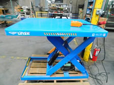 2000 lb. Bishamon #Lift2K-L2K-3648, Hydraulic Lift Table, 8.5"-38.5" Lift Height, 1 HP