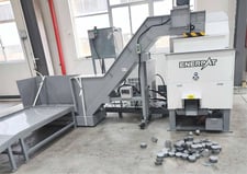 No. BMS-1090 Enerpat, Cast Iron Chips Briquetting Press, 100 Ton, 90 mm Briquettes, Fully Automatic, NEW