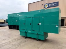 230 KW Cummins #QSL9-G2 NR3, diesel generator, sound attenuated enclosure, 277/480 Volts, 277 hours, 2010