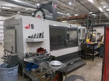 Haas #VF-9/50, CNC vertical machining center with 4th Axis, 84" X, 40" Y, 30" Z, 7500 RPM, 24+1 side mount