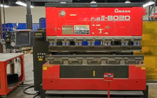 80 Ton, Amada #FBD-8020NT, CNC press brake, 6.6'OA, 66.9" between housing, 5.91" stroke, 15.75" throat, 2005