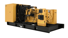 455 KW Caterpillar #C18, diesel generator set, 208-480 Volts, 1800 RPM, Tier 4 Final, open skid, 2023
