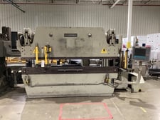 130 Ton, Accurpress #713010, CNC hydraulic press brake, 10' overall, 1998