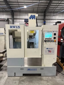 Milltronics #RW-15, CNC vertical machining center, 16 automatic tool changer, 25" X, 15" Y, 20" Z, 8000 RPM