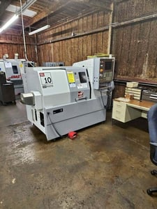 Haas #SL-10, CNC Lathe, 16.2" swing, 14" machining length, 11" turning diameter, 8" chuck, 1.7" bar, 15 HP