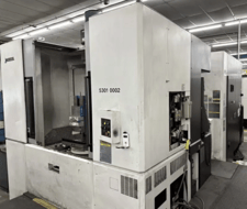 Okuma #MA-600HII, Horizontal Machining Center, 39.3" X, 35.4" Y, 39.3" Z, 24.8" pallet, 40 HP, 6000 RPM, 110