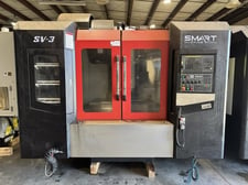 Smart Machine Tool #SV-3, Vertical Machining Center, 41.3" X, 20.4" Y, 20.4" Z, 45.28" x 19.69" table, 25 HP