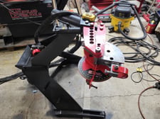 2-1/2" CST (Edwards), 10 ton hydraulic pipe & tube bender, Porta Power unit, 1 Ph. 220 V., 2" & 2-1/2" tube