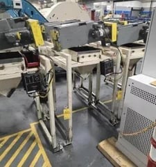 Warren #WRS-1-24, Roll Sorter, 24" roller length, 3" max. part length, 3/4" max. part diameter, Manarik