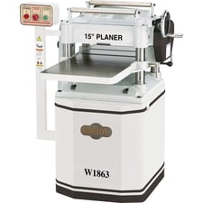 15" x 6" Shop Fox #W1874, Planer, heavy duty cutterhead, cast iron construction, 2025, Open Box, Unused/Never