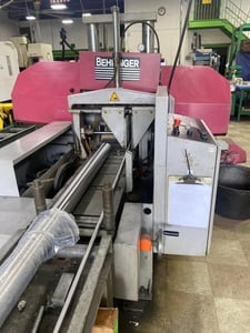 11.8" x 11.8" Behringer #HBP-303A, Horizontal Bandsaw, 5.5 HP, 182" x1.6" x 0.05" blade, 24" stroke, 62-426