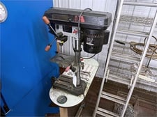 10" Sears #137.219000, tabletop drill press, 620-3100 RPM, 1/2" chuck, JT33 taper, 7-5/8" x 6-1/2" table, 120