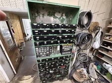 Shelf of misc contents