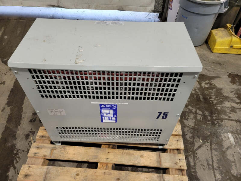 75 KVA 600 Primary, 208/120 Secondary, Delta EVI #DTA0075, Dry Type Transformer, Nema 1