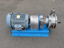 Greerco #W750H, Horizontal Inline Colloid Mill w/ 20 HP Motor