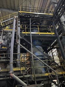 Metso, Cisa Copper 2nd Cleaner Flotation Column - 1500 mm x 9000 mm - Mining Concentrator Column Cell