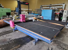 Macotec #MS-3, CNC Glass Cutting Table w/ Control Cabinet & AC Unit, 2003