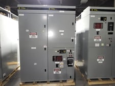 Square D #MG44D, ISO-Flex 4160 Volts Medium Voltage MCC w/ 1x SL50W430 & 3x SL50W Vacuum Contactors, 2002
