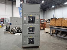 CSL, 3000 Amps 480/277 Volts Switchgear Section w/ (3) Masterpact NW12 H1 Breakers - 65kA, 3PH