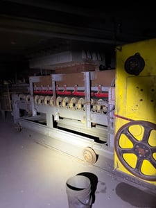 30" x 4', cone crusher feeder - 16. - on rollers to move bac