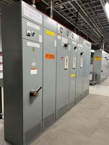 Moeller, Modan 3000 VFD MCC, 600 Volts, 3 Phase, 1200 Amps, 6 Sections (2 available)
