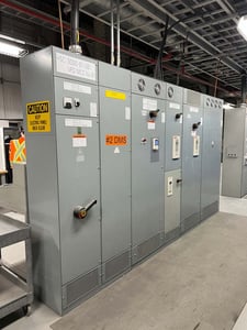 Moeller, Modan 3000 VFD MCC, 600 Volts, 3 Phase, 1200 Amps, 6 Sections