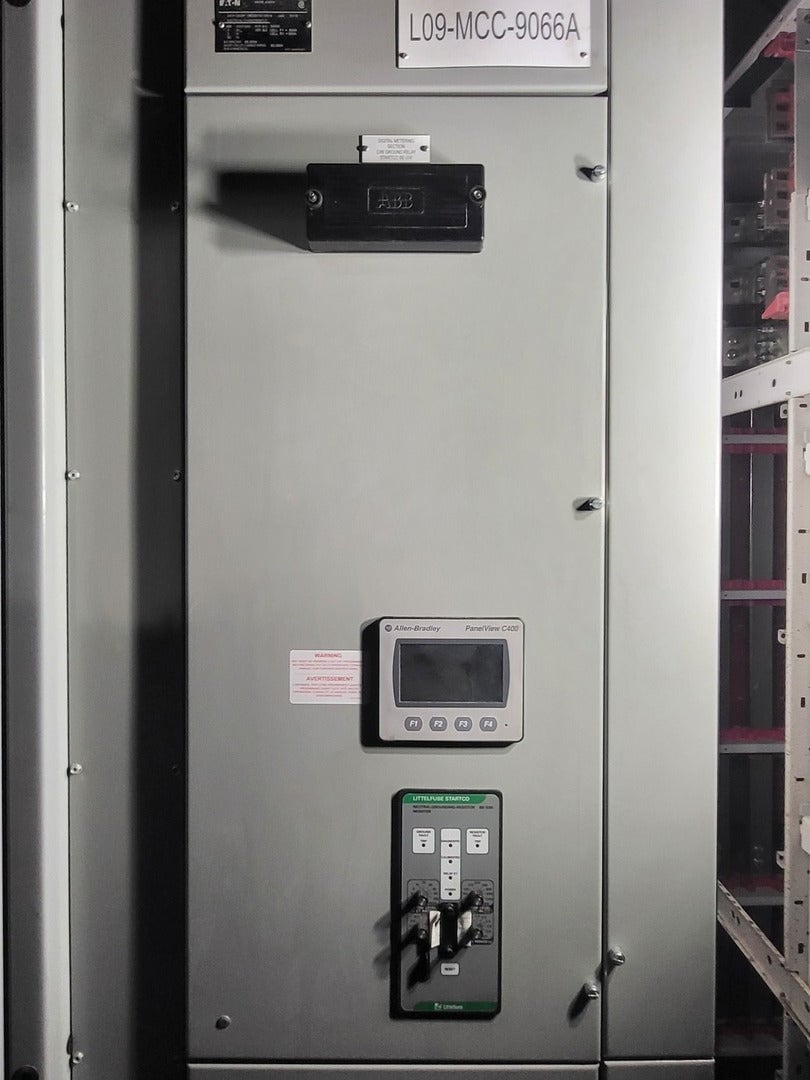 Eaton, mcc metering bucket - pow, Littelfuse SE-330, PanelView, 480 Volts, 2014